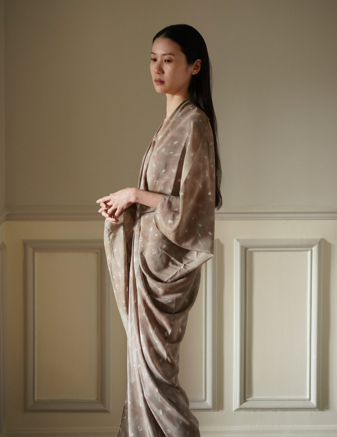 CORTANA | Mayu Ayaz Print Organic Silk Dress