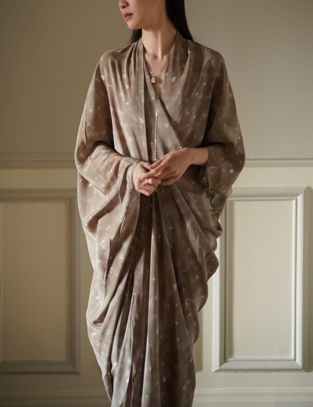 CORTANA | Mayu Ayaz Print Organic Silk Dress