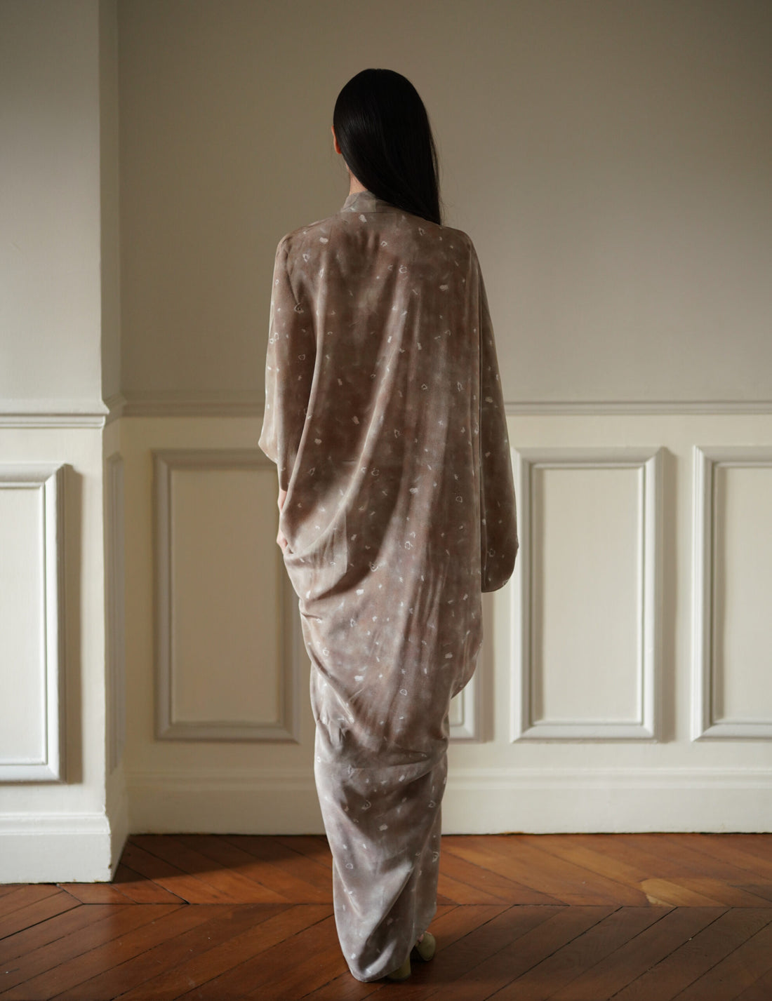 CORTANA | Mayu Ayaz Print Organic Silk Dress