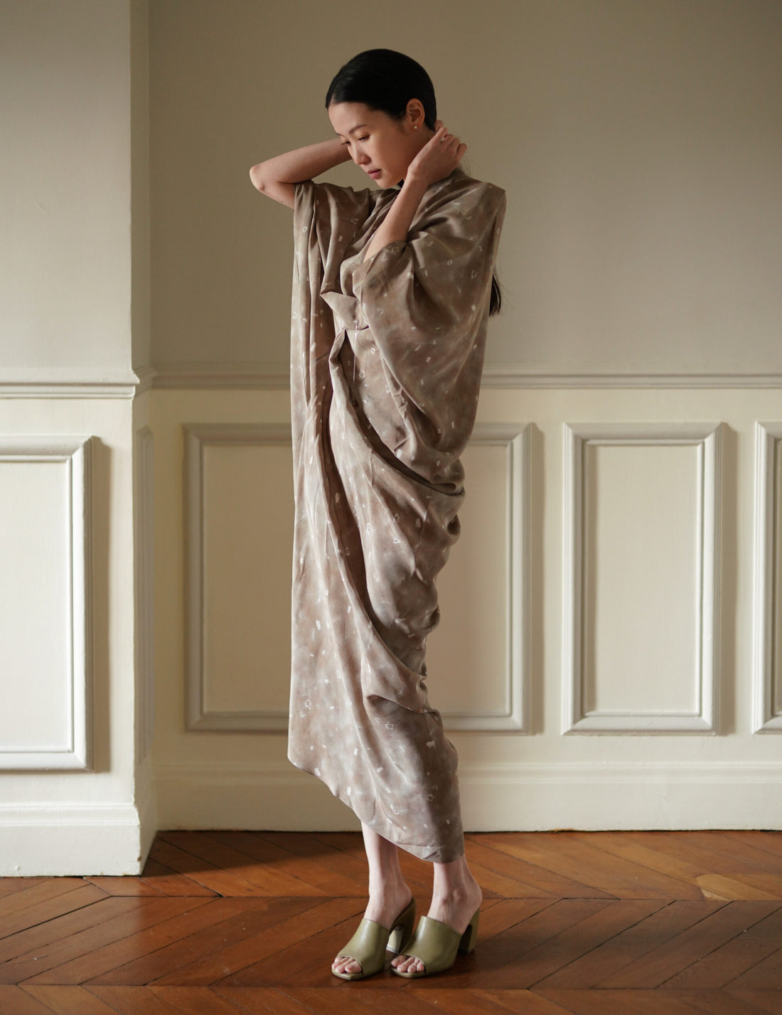 CORTANA | Mayu Ayaz Print Organic Silk Dress