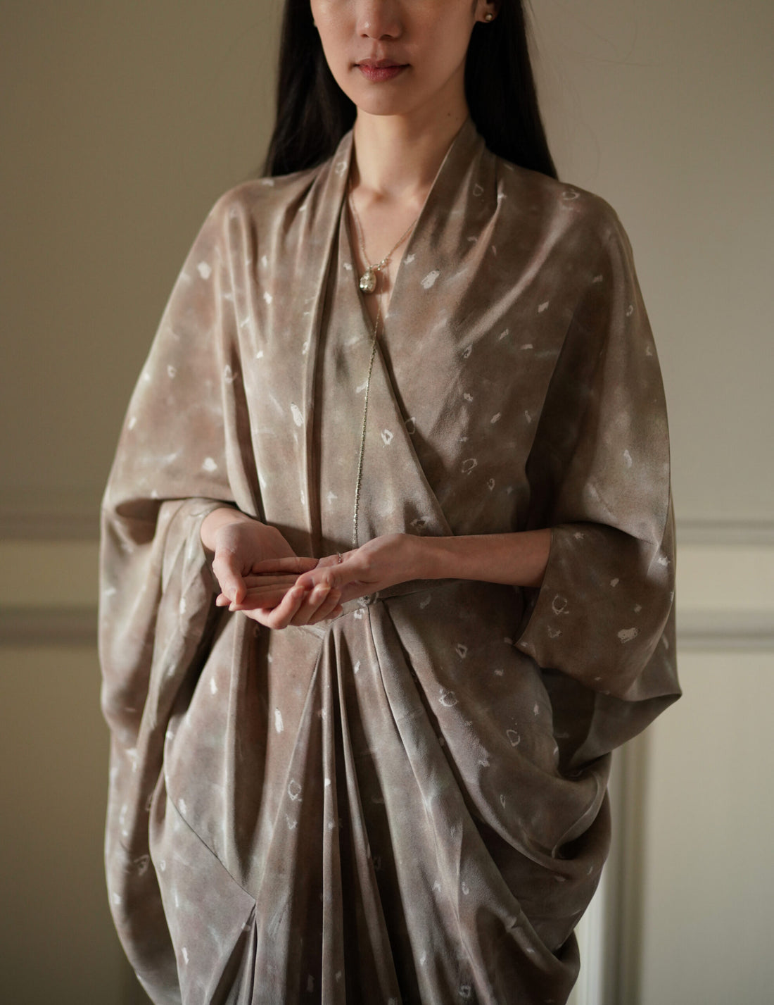 CORTANA | Mayu Ayaz Print Organic Silk Dress