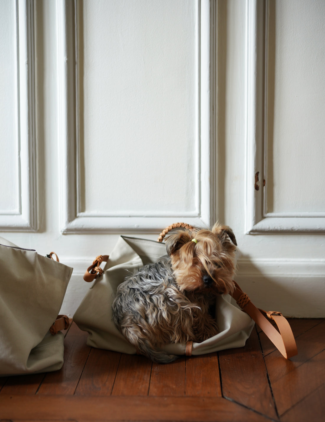 KAMARO’AN | Woven Duffle Bag-White-#35