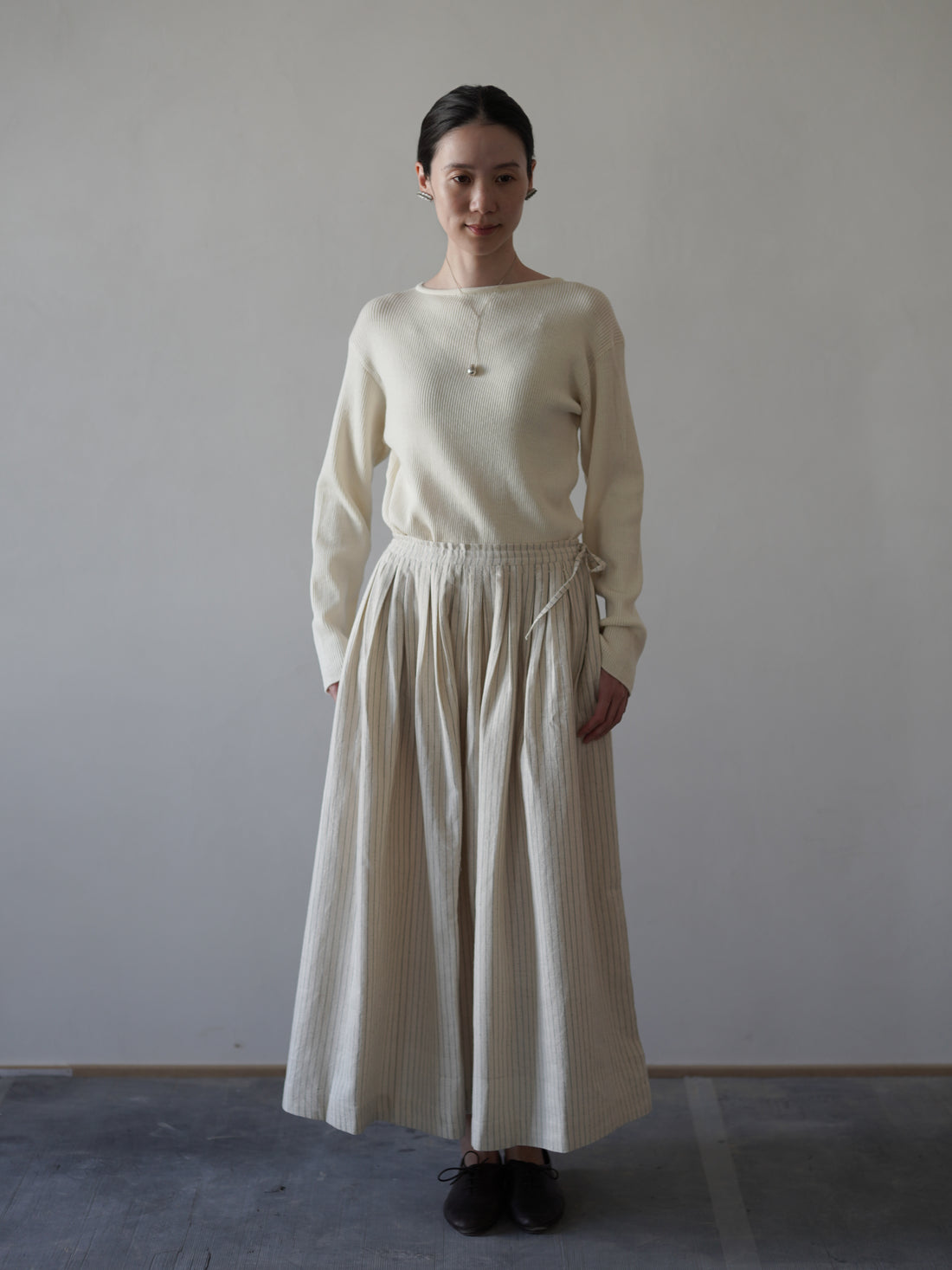 The UNSHRINKABLE WOOL KASHIGU Rib Top