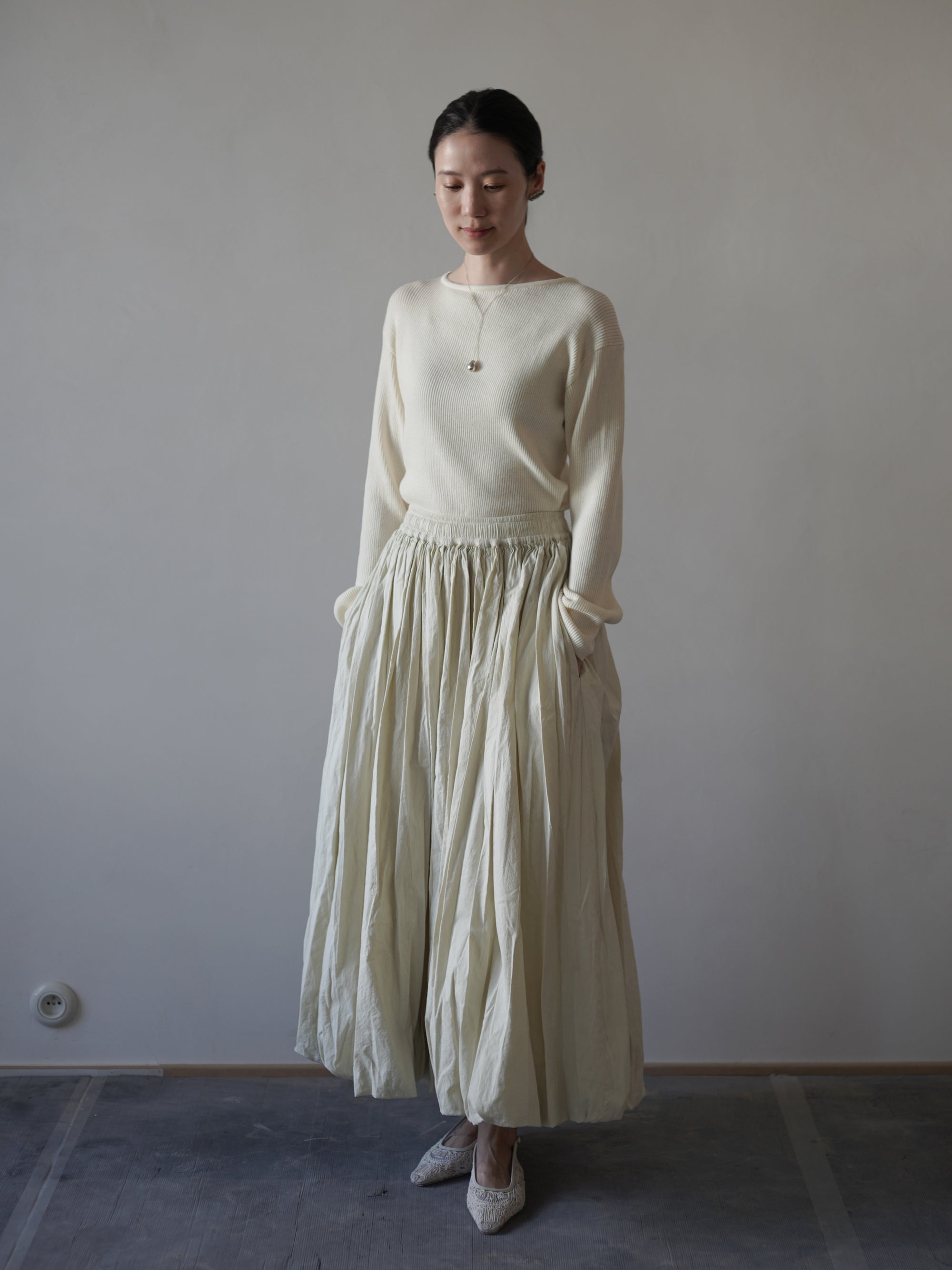 Balloon Skirt・Rosemary Green