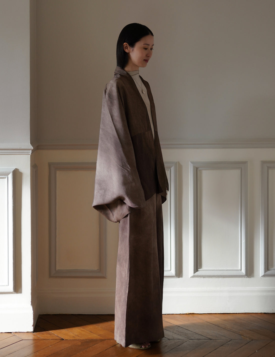 Cortana｜Opalo Oversized Cocoa Maltinto Jacket