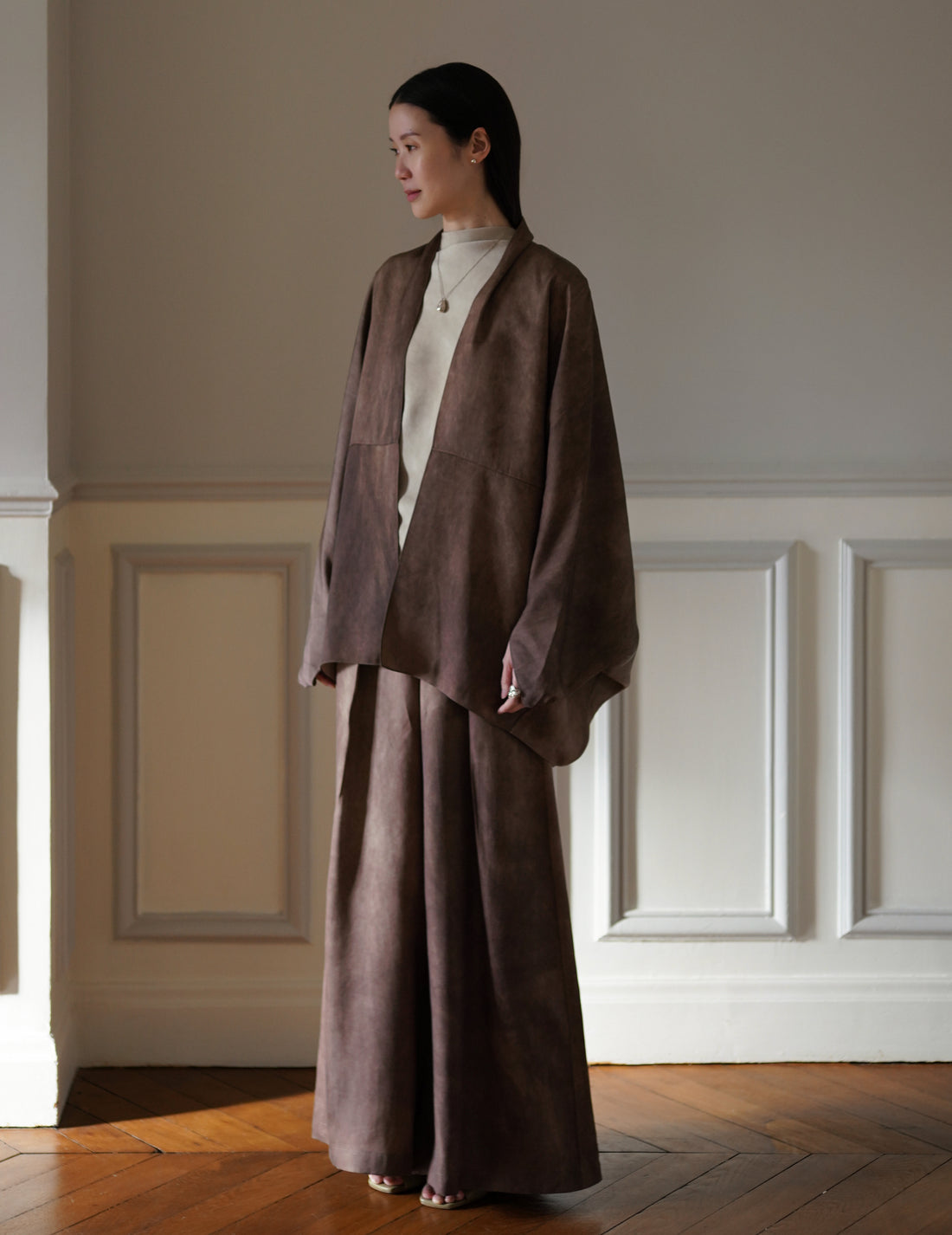 Cortana｜Opalo Oversized Cocoa Maltinto Jacket