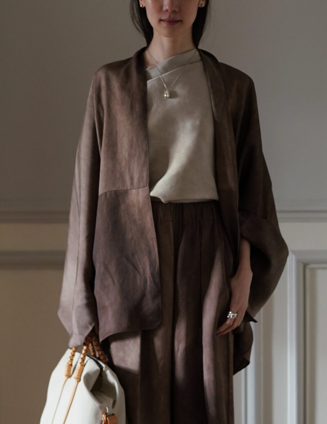 Cortana｜Opalo Oversized Cocoa Maltinto Jacket