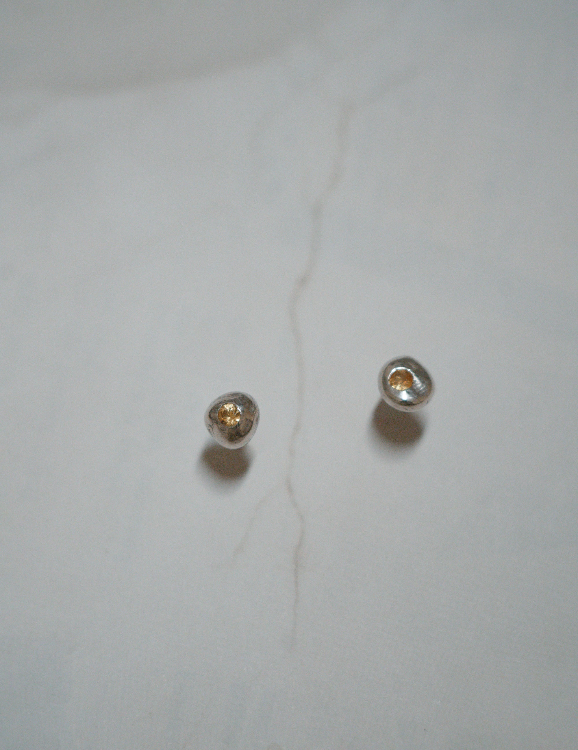 KATARZYNA CICHY | Peradam Yellow Sapphire Studs