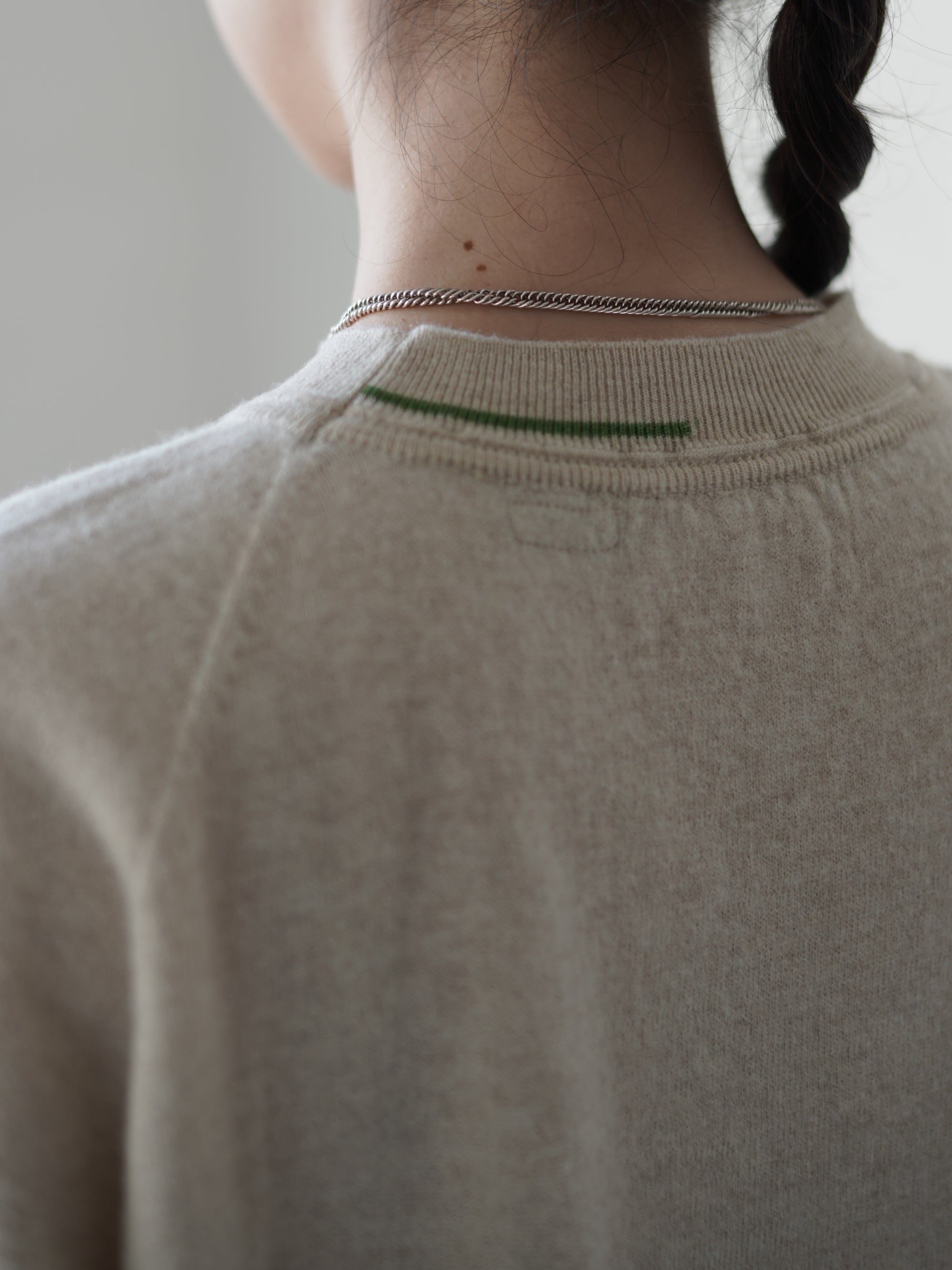 Ultra-Soft Merino Raglan Pullover・Beige
