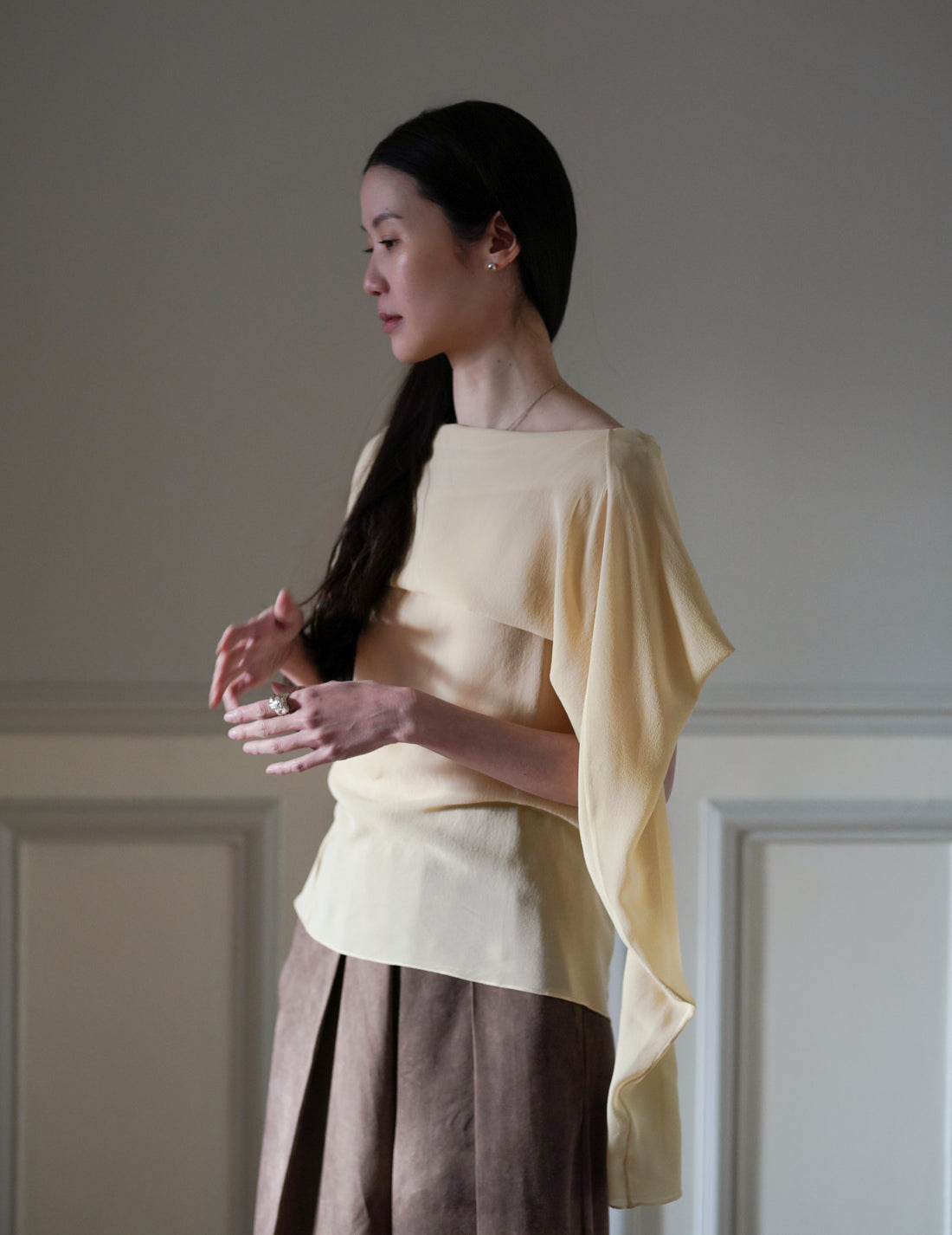 Cortana｜Trouble Top - Beige