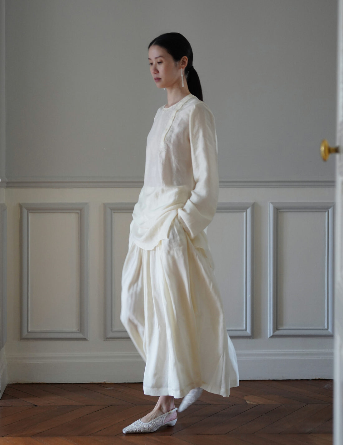 Rubia & Neel | CLARISSA Skirt・Ivory