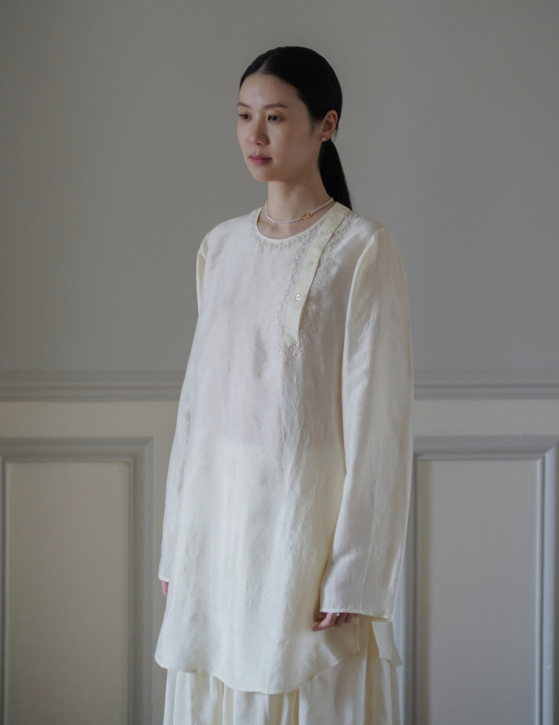 Rubia & Neel | VITA Blouse・Ivory