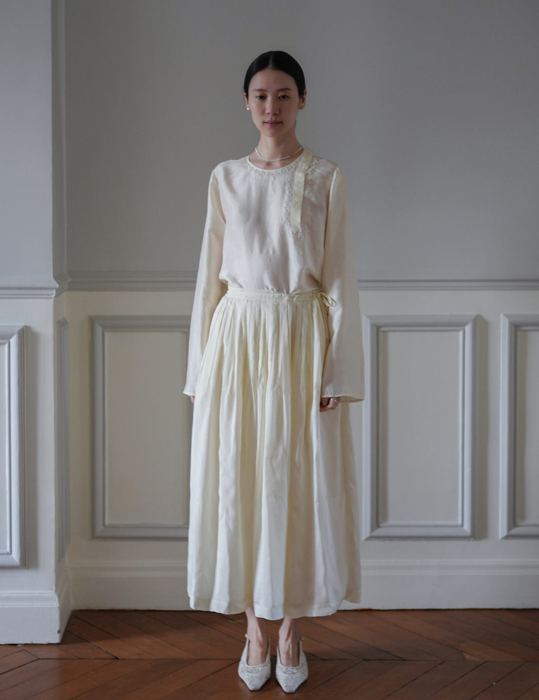 Rubia & Neel | CLARISSA Skirt・Ivory