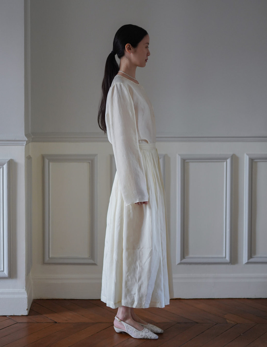 Rubia & Neel | CLARISSA Skirt・Ivory