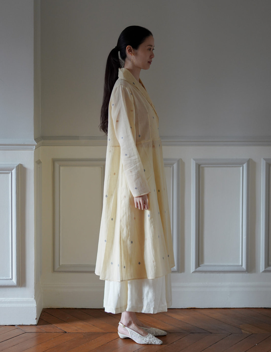 Rubia & Neel | DORA Dress・Tea Jamdani