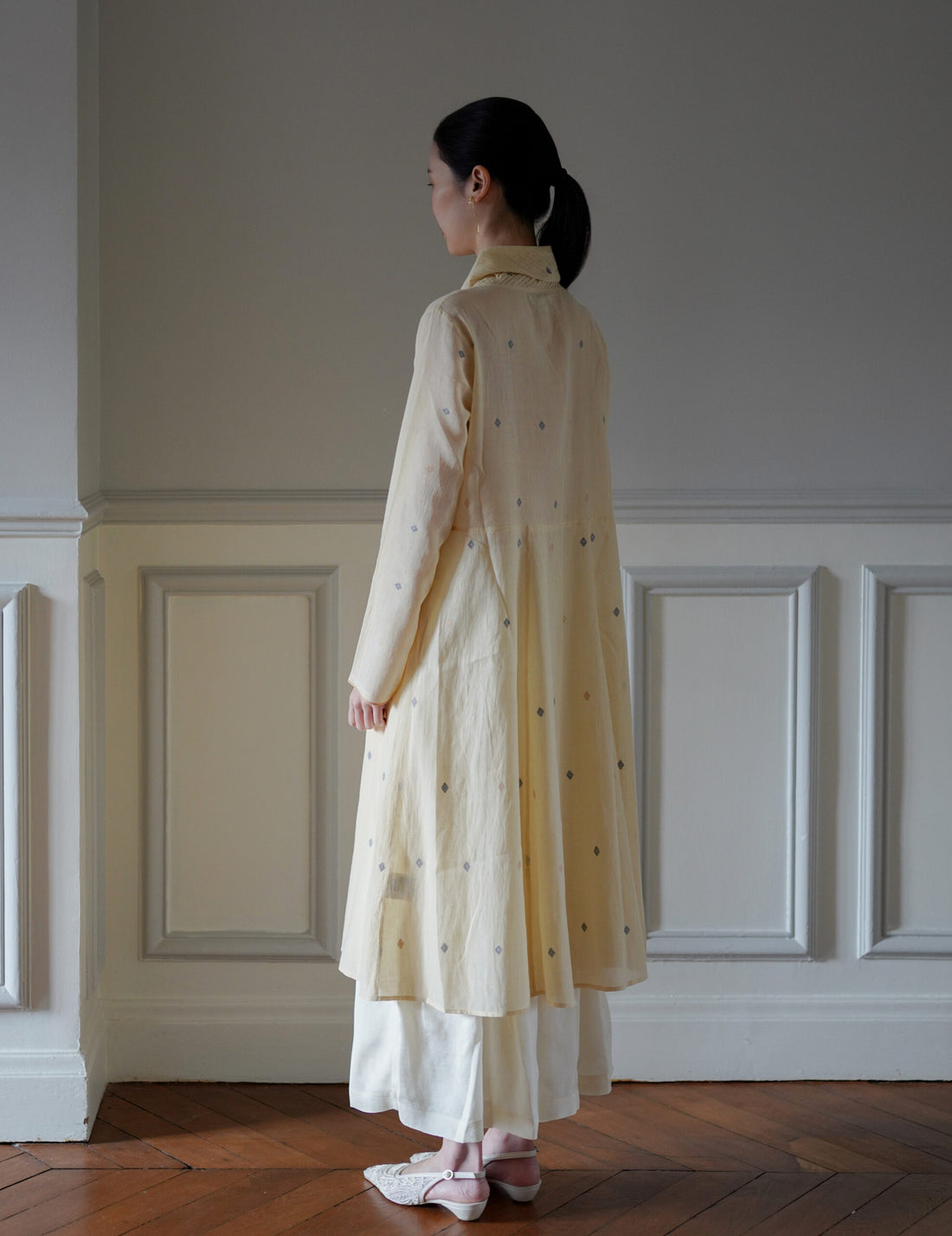 Rubia & Neel | DORA Dress・Tea Jamdani