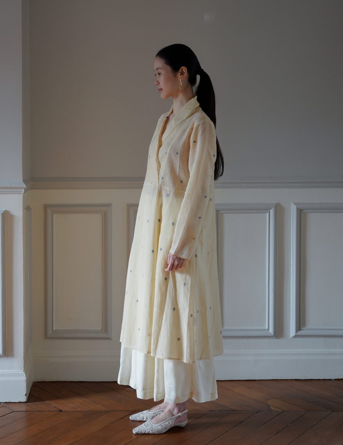 Rubia & Neel | DORA Dress・Tea Jamdani