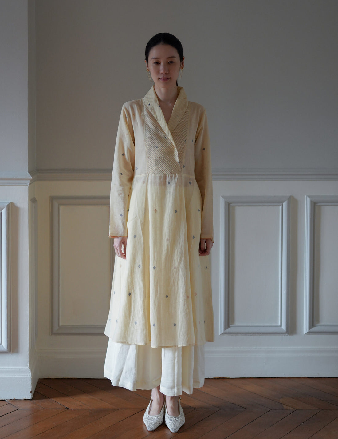 Rubia & Neel | DORA Dress・Tea Jamdani