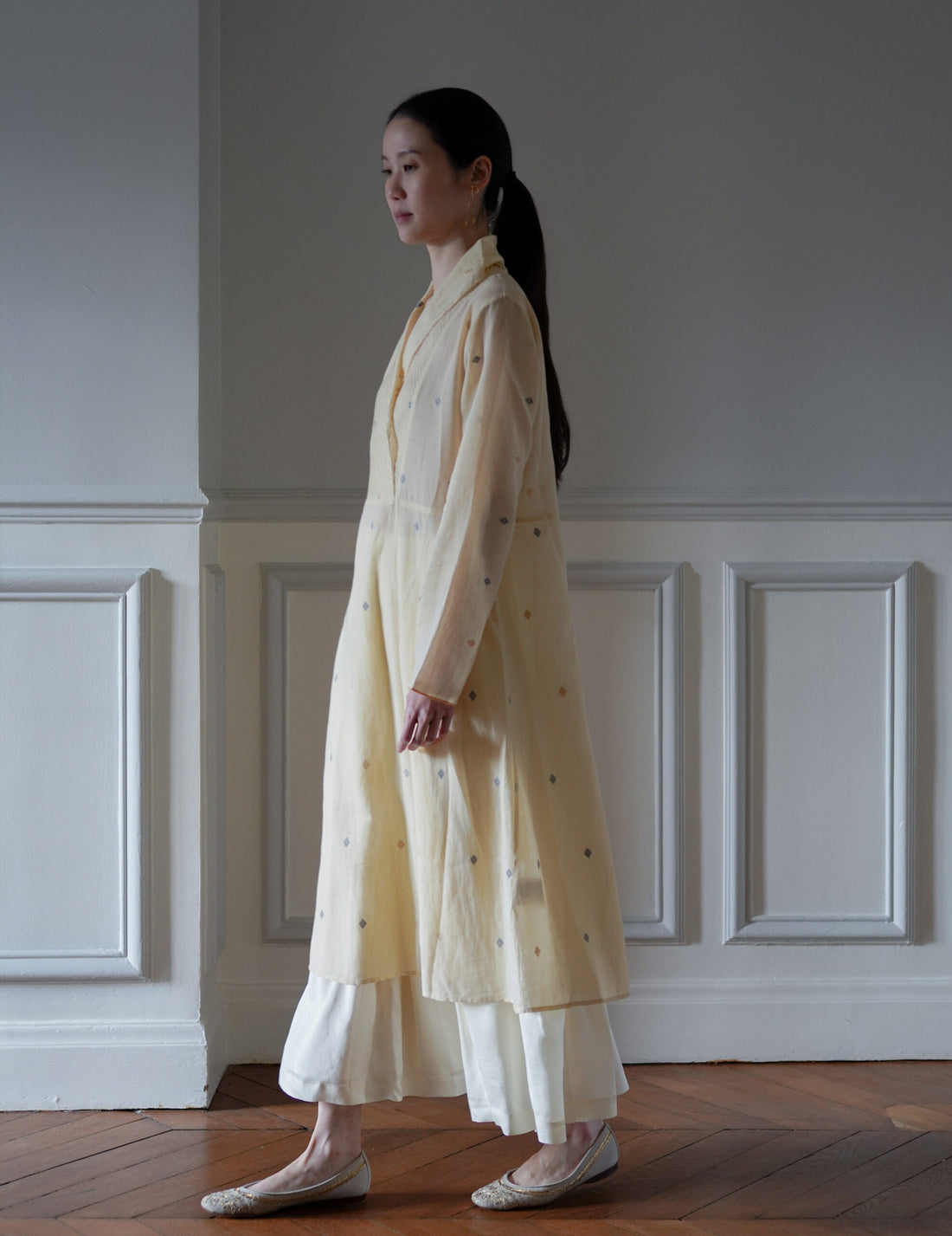 Rubia & Neel | DORA Dress・Tea Jamdani