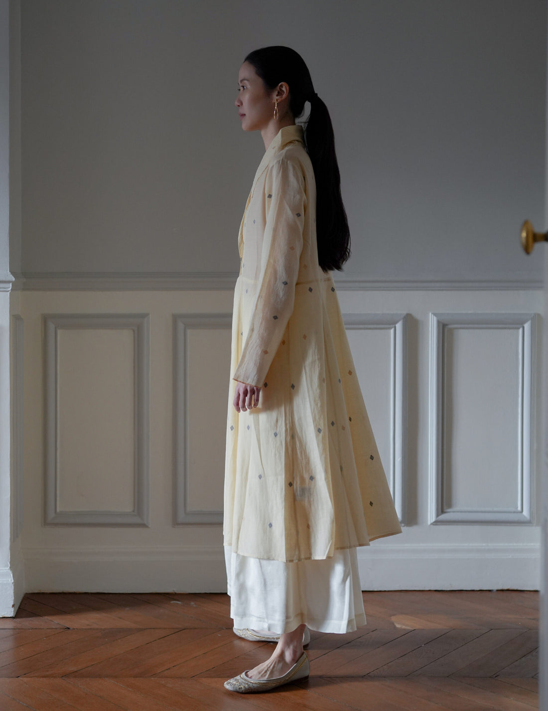 Rubia & Neel | DORA Dress・Tea Jamdani