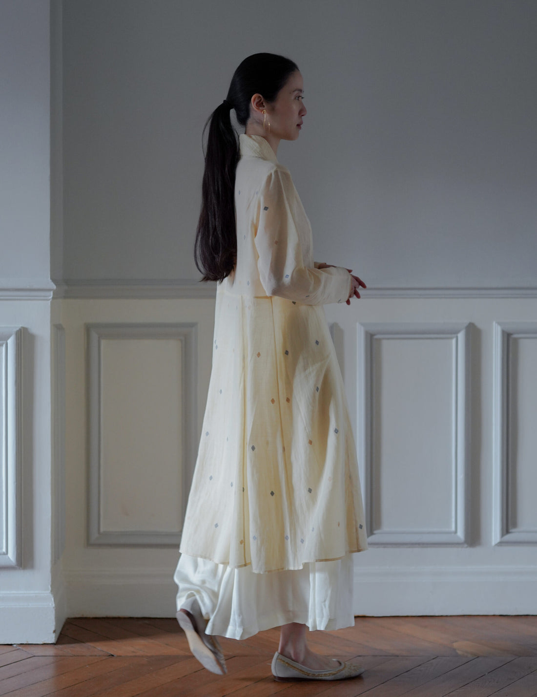 Rubia & Neel | DORA Dress・Tea Jamdani