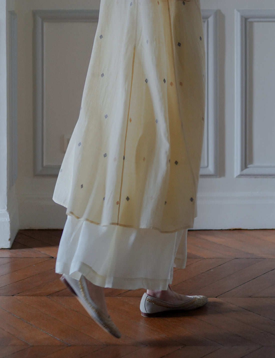 Rubia & Neel | DORA Dress・Tea Jamdani