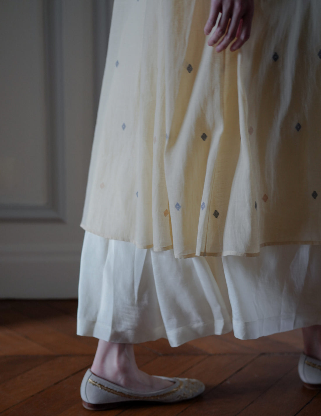 Rubia & Neel | DORA Dress・Tea Jamdani
