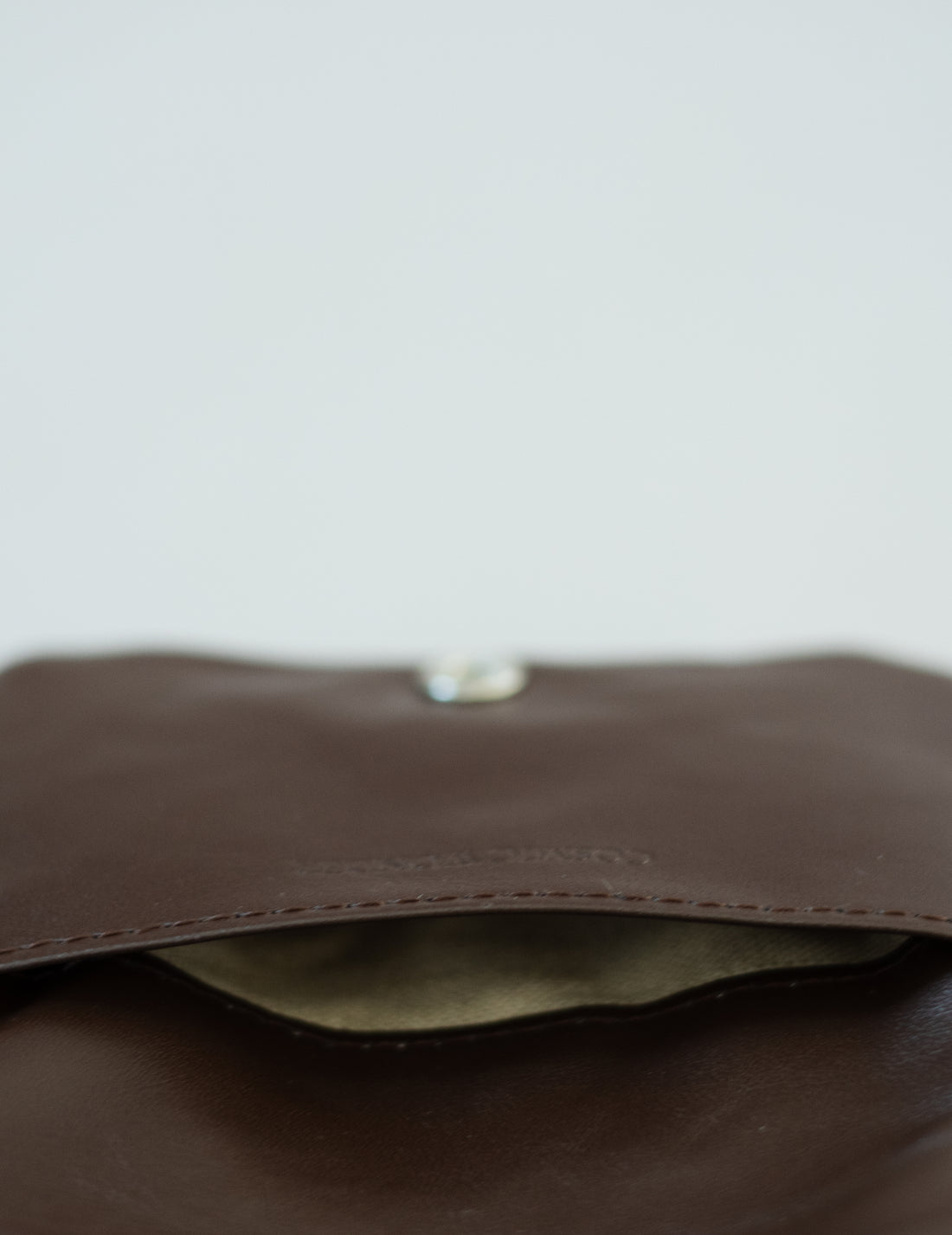 COSMIC WONDER |  Light leather coin case・Brown