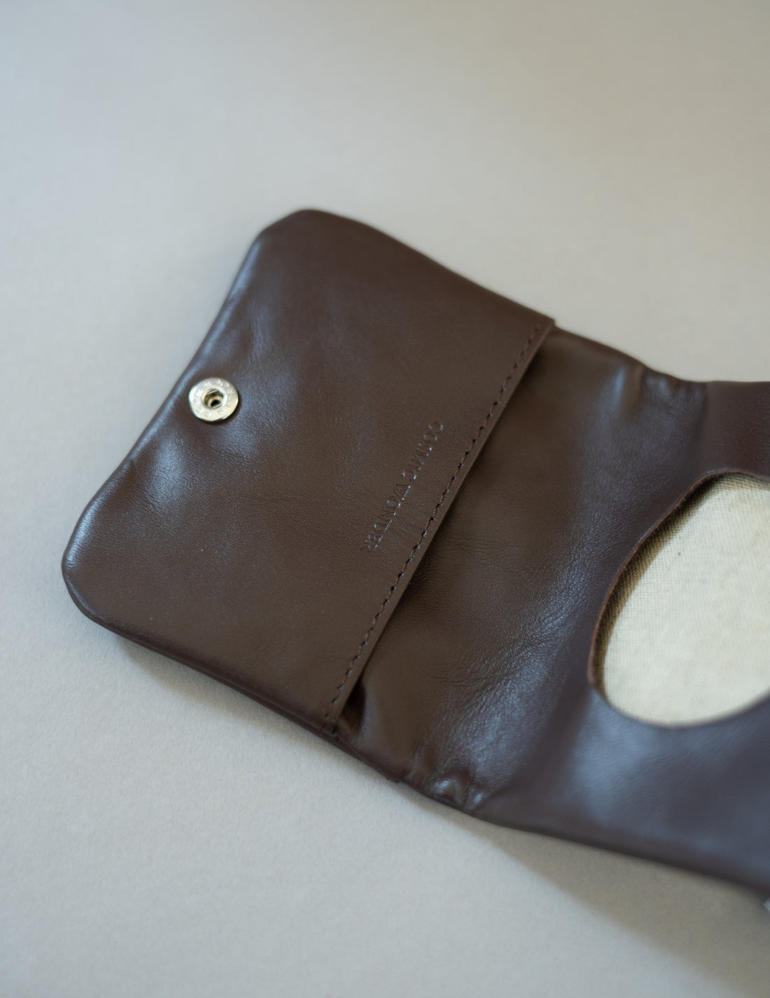 COSMIC WONDER |  Light leather coin case・Brown