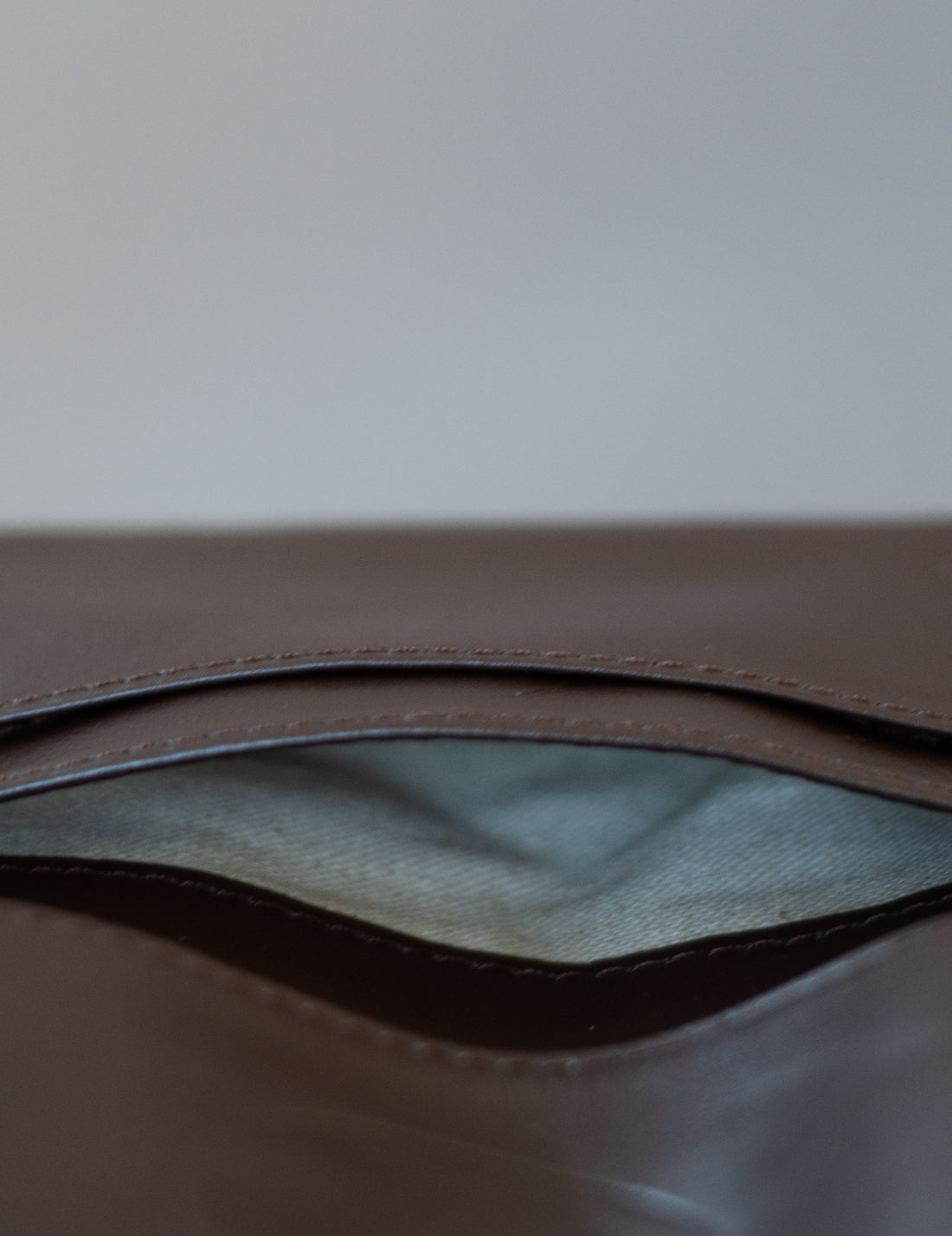 COSMIC WONDER |  Light leather card case・Brown