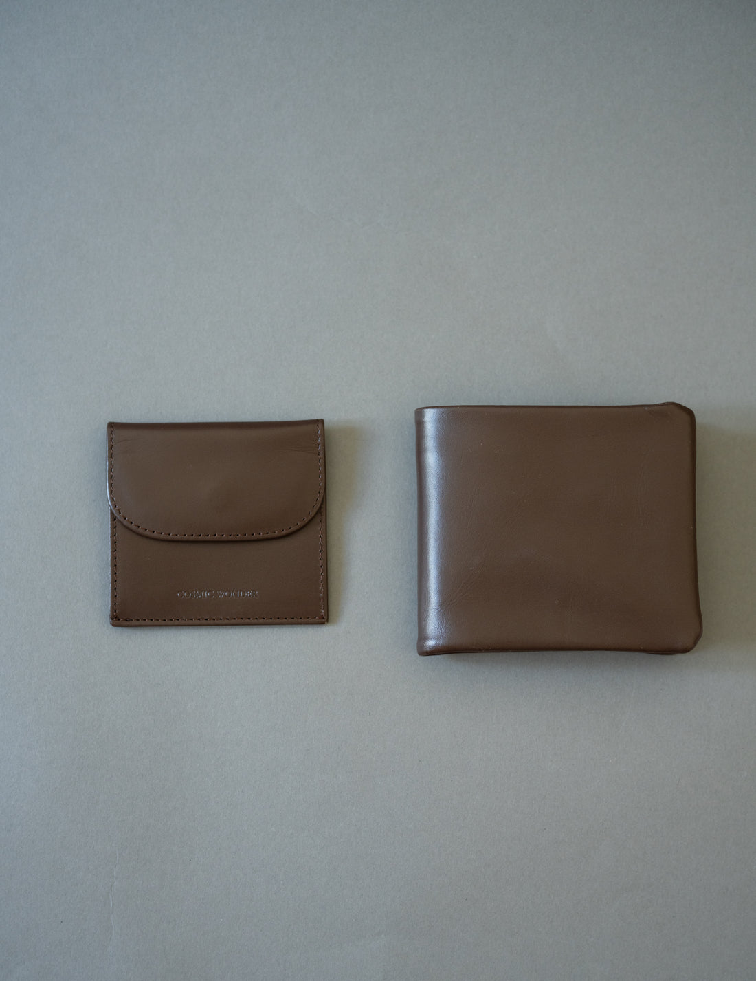 COSMIC WONDER |  Light Leather Bifold Wallet・Brown