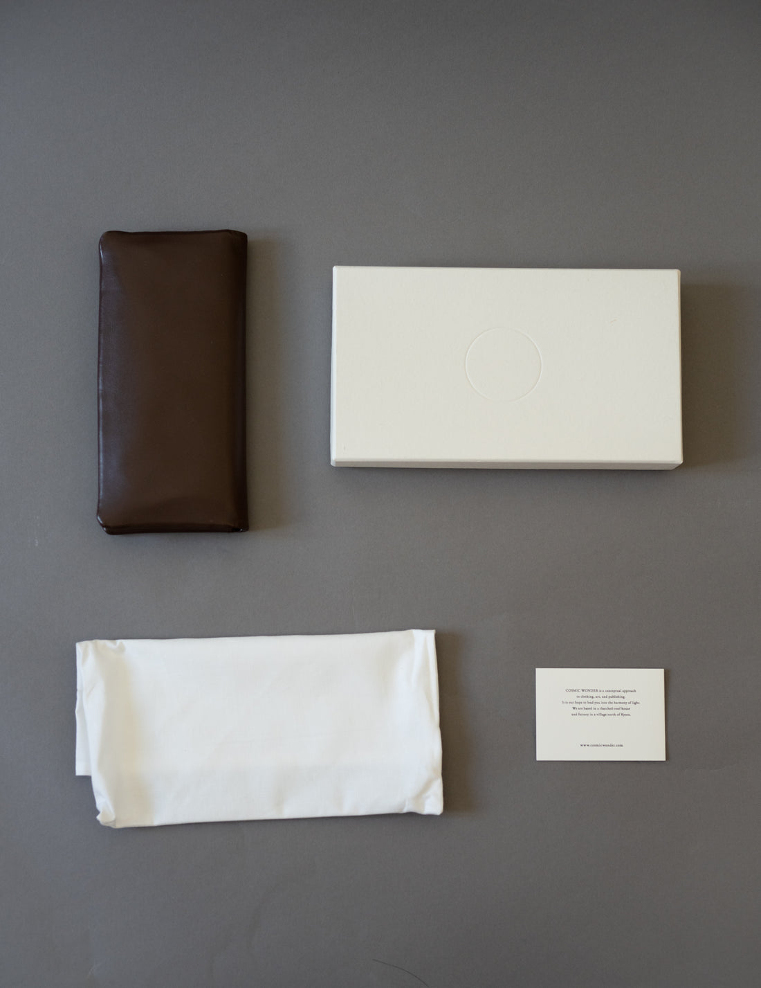 COSMIC WONDER |  Light leather wallet・Brown