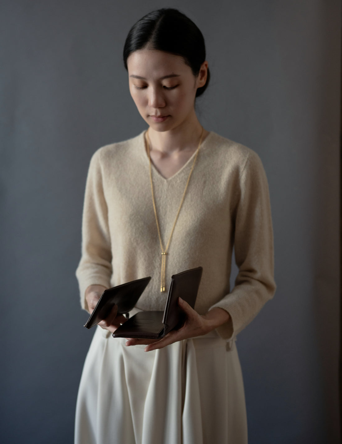 COSMIC WONDER |  Light leather wallet・Brown