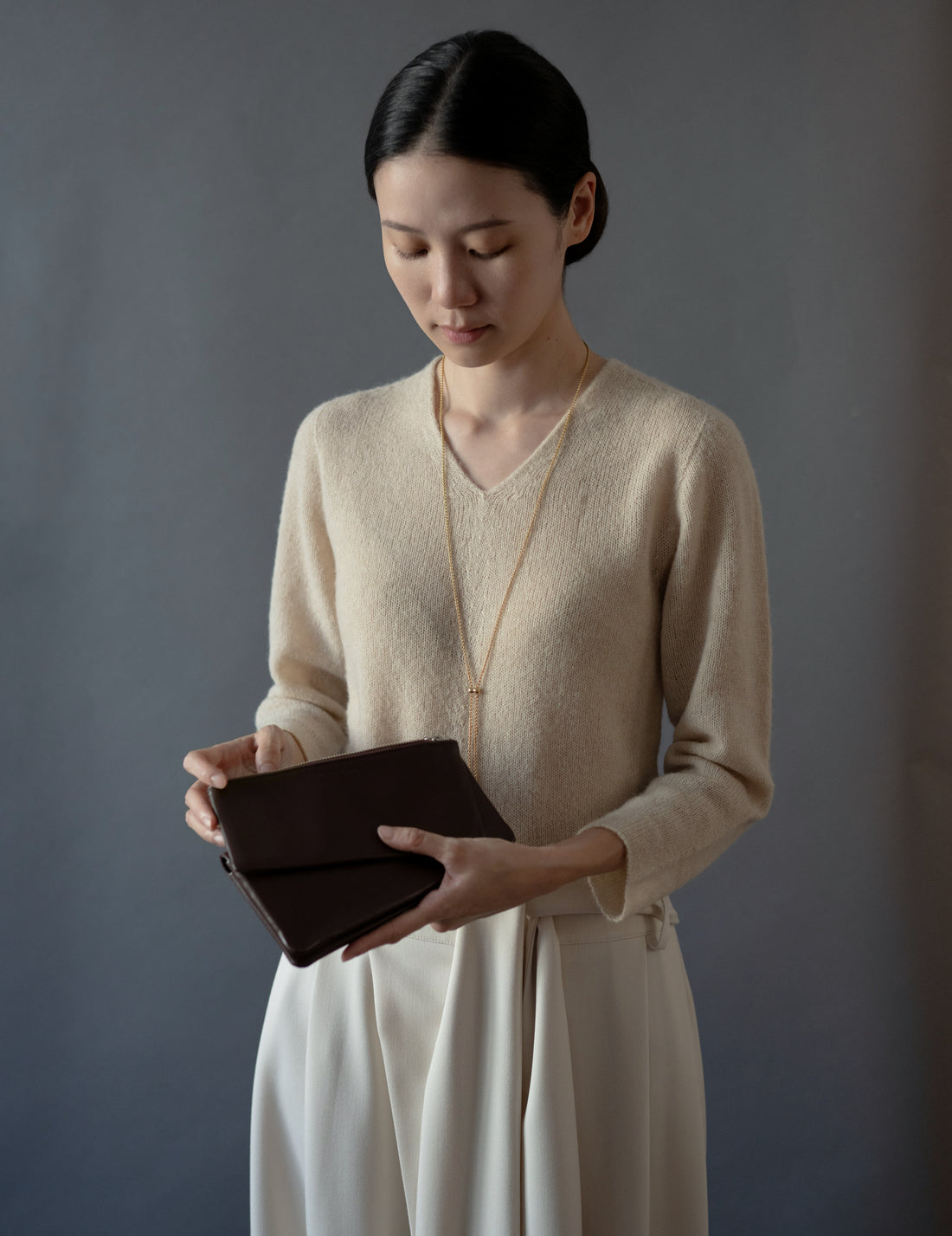 COSMIC WONDER |  Light leather wallet・Brown