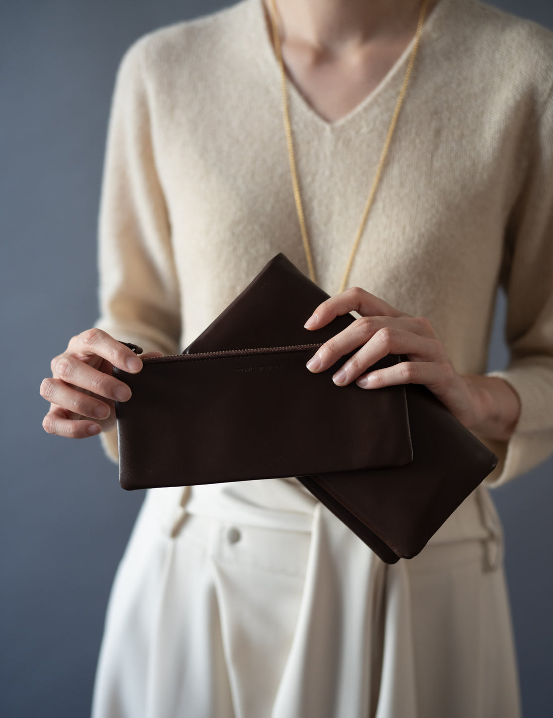 COSMIC WONDER |  Light leather wallet・Brown