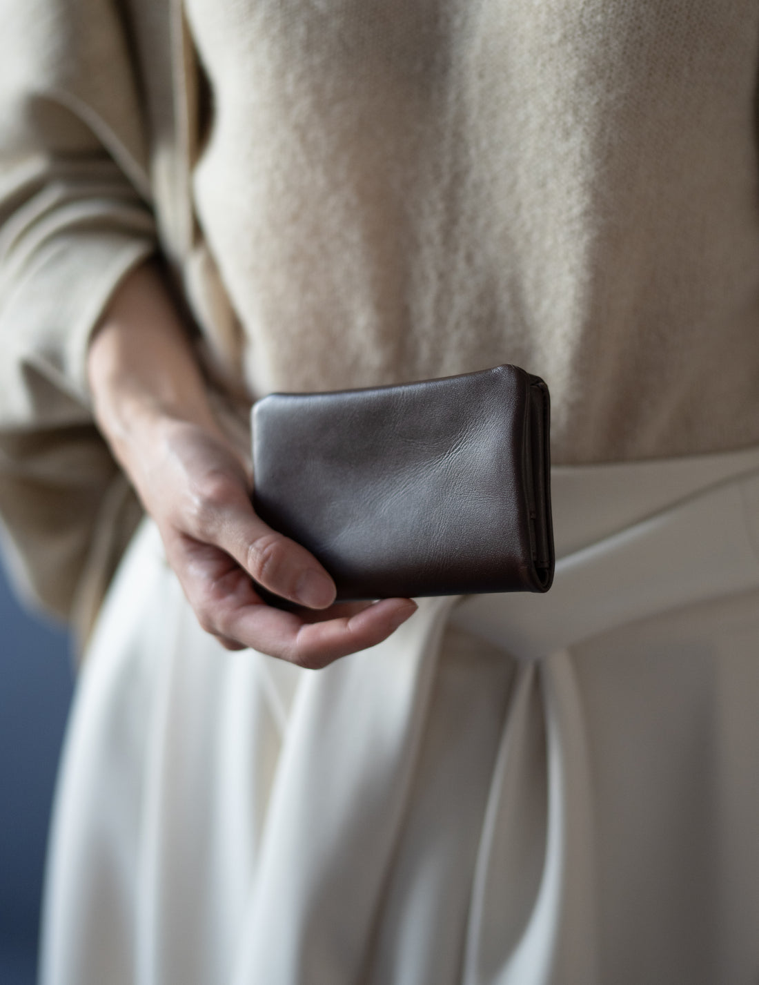 COSMIC WONDER |  Light leather card case・Brown