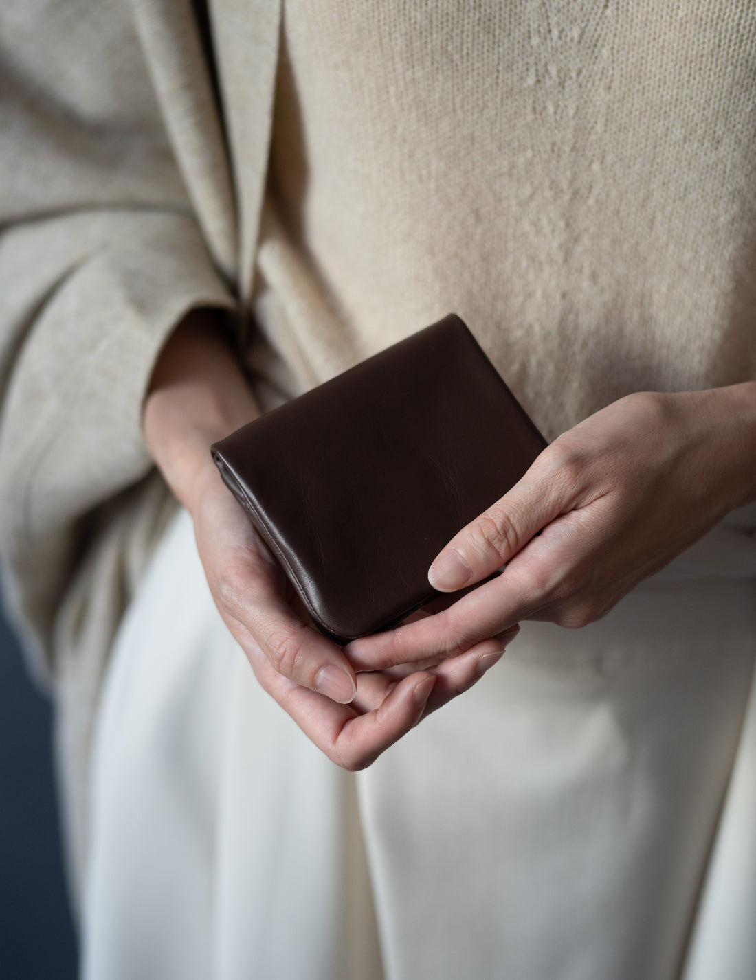 COSMIC WONDER |  Light leather coin case・Brown