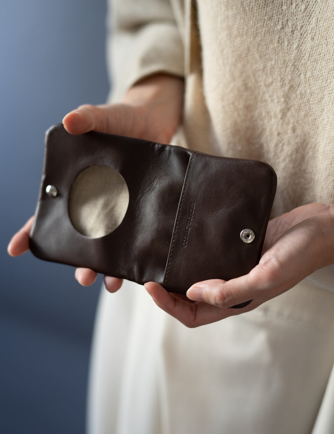 COSMIC WONDER |  Light leather coin case・Brown