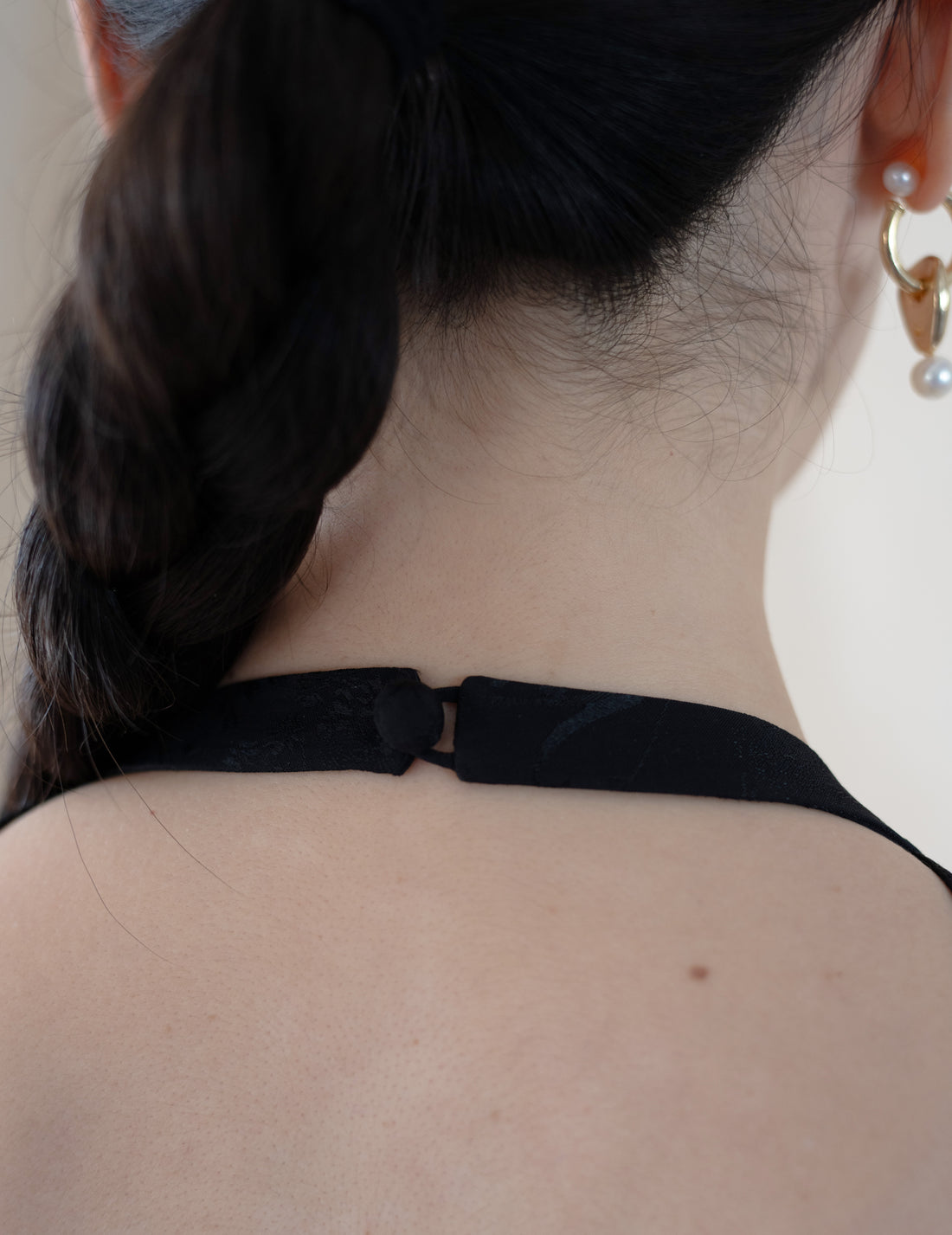 Mame Kurogouchi  |  Floral Jacquard Camisole Dress - Black