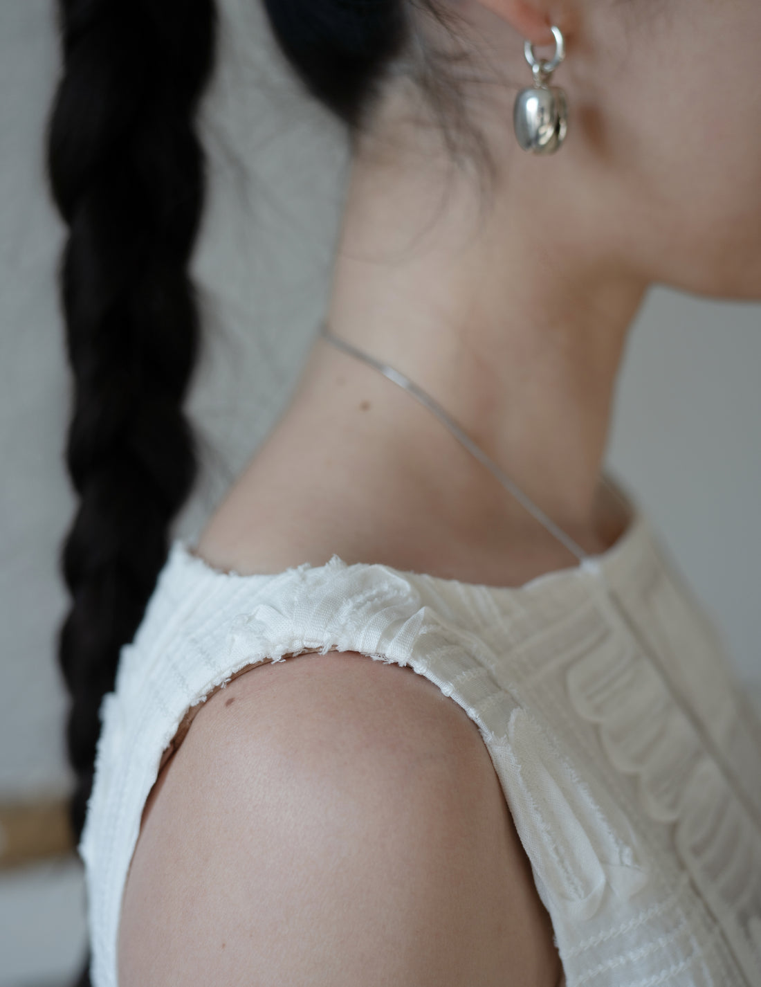 Dreya Ramie Dress・Ivory