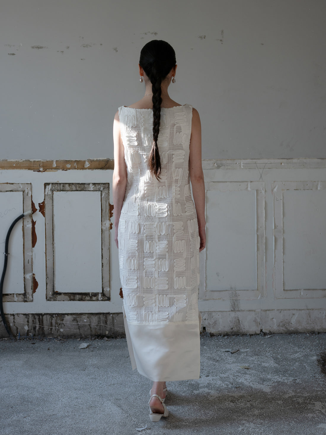 Dreya Ramie Dress・Ivory