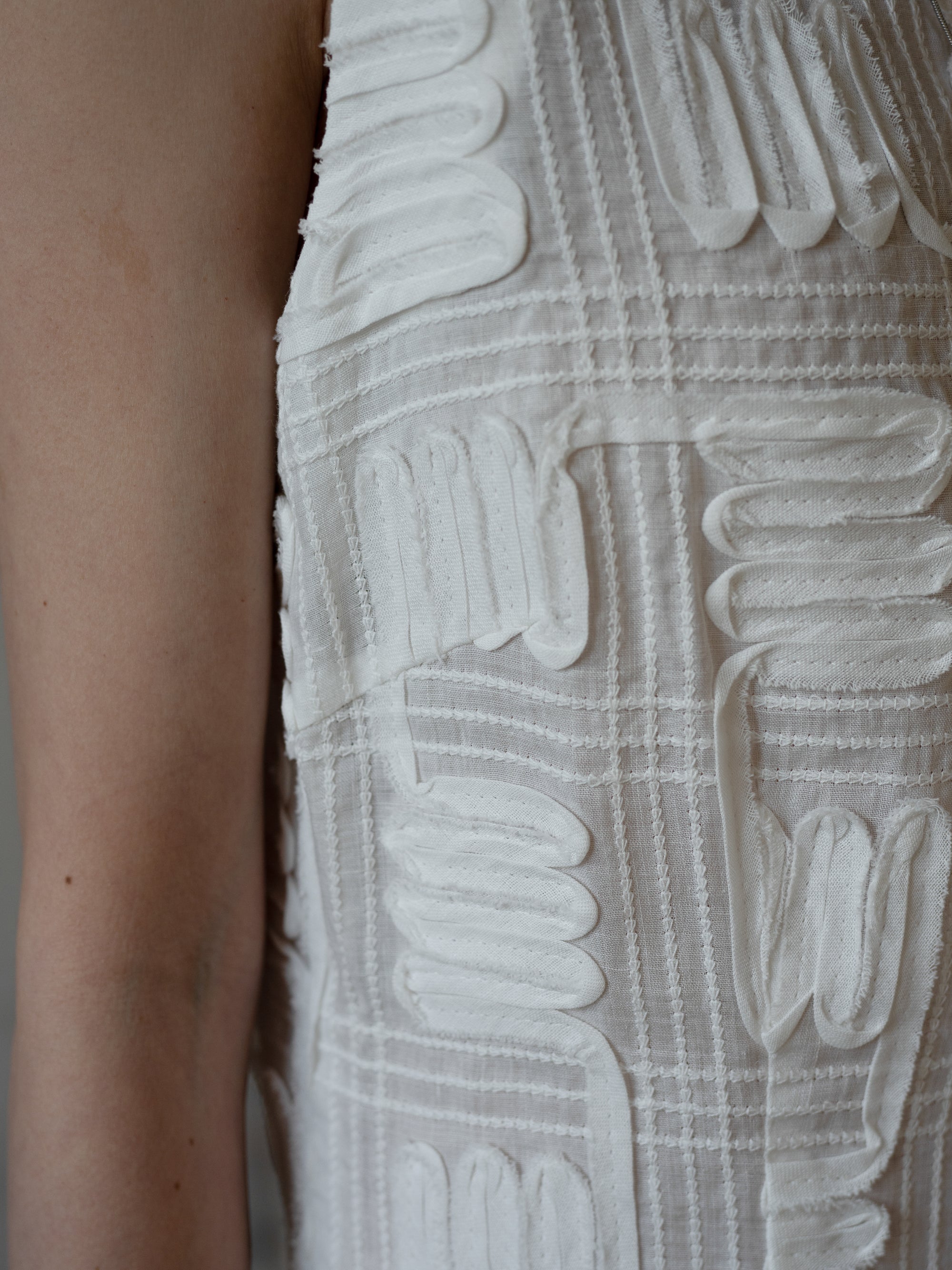 Dreya Ramie Dress・Ivory