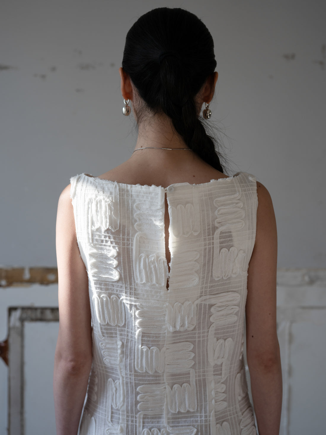 Dreya Ramie Dress・Ivory