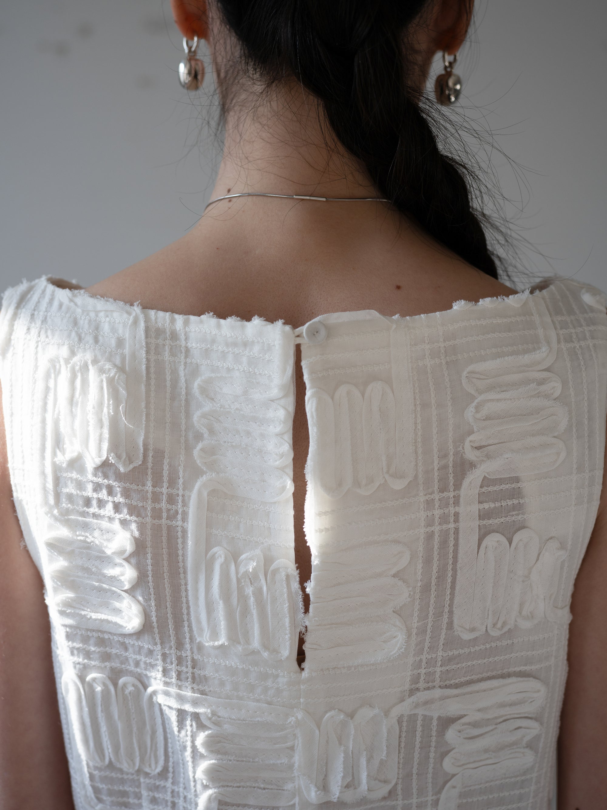 Dreya Ramie Dress・Ivory