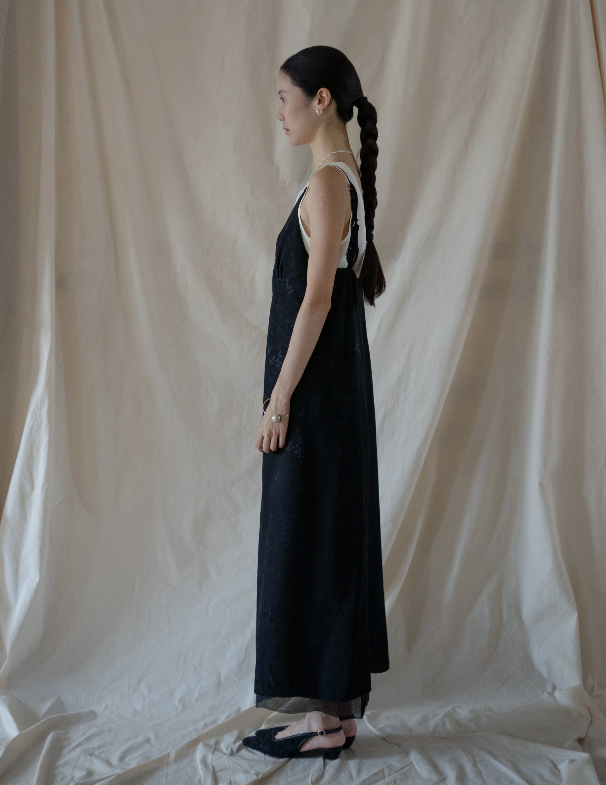 DAPHNE LONG SLIPDRESS・White