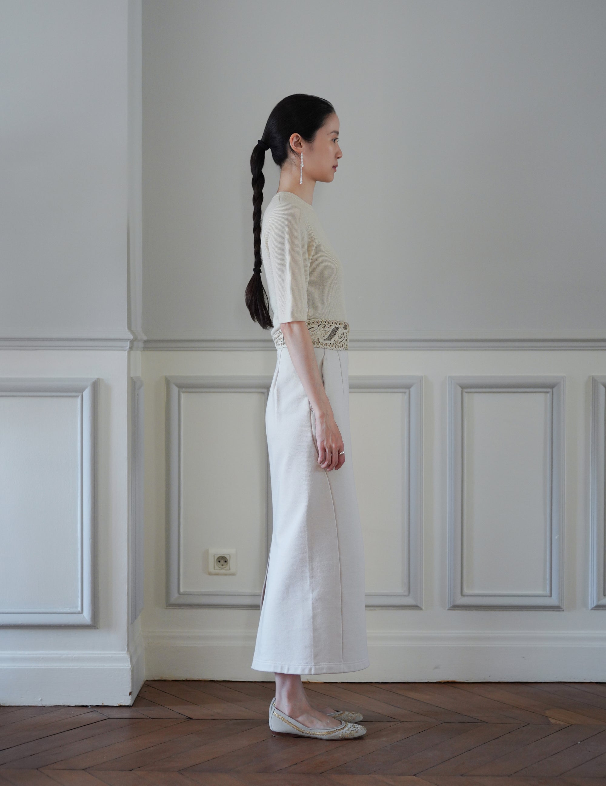 Kami Cashmere Top・Ivory