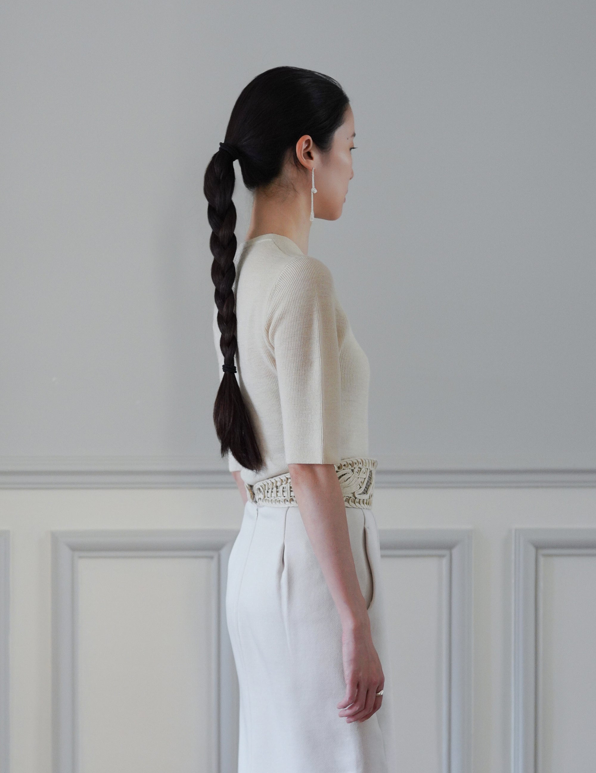 Kami Cashmere Top・Ivory