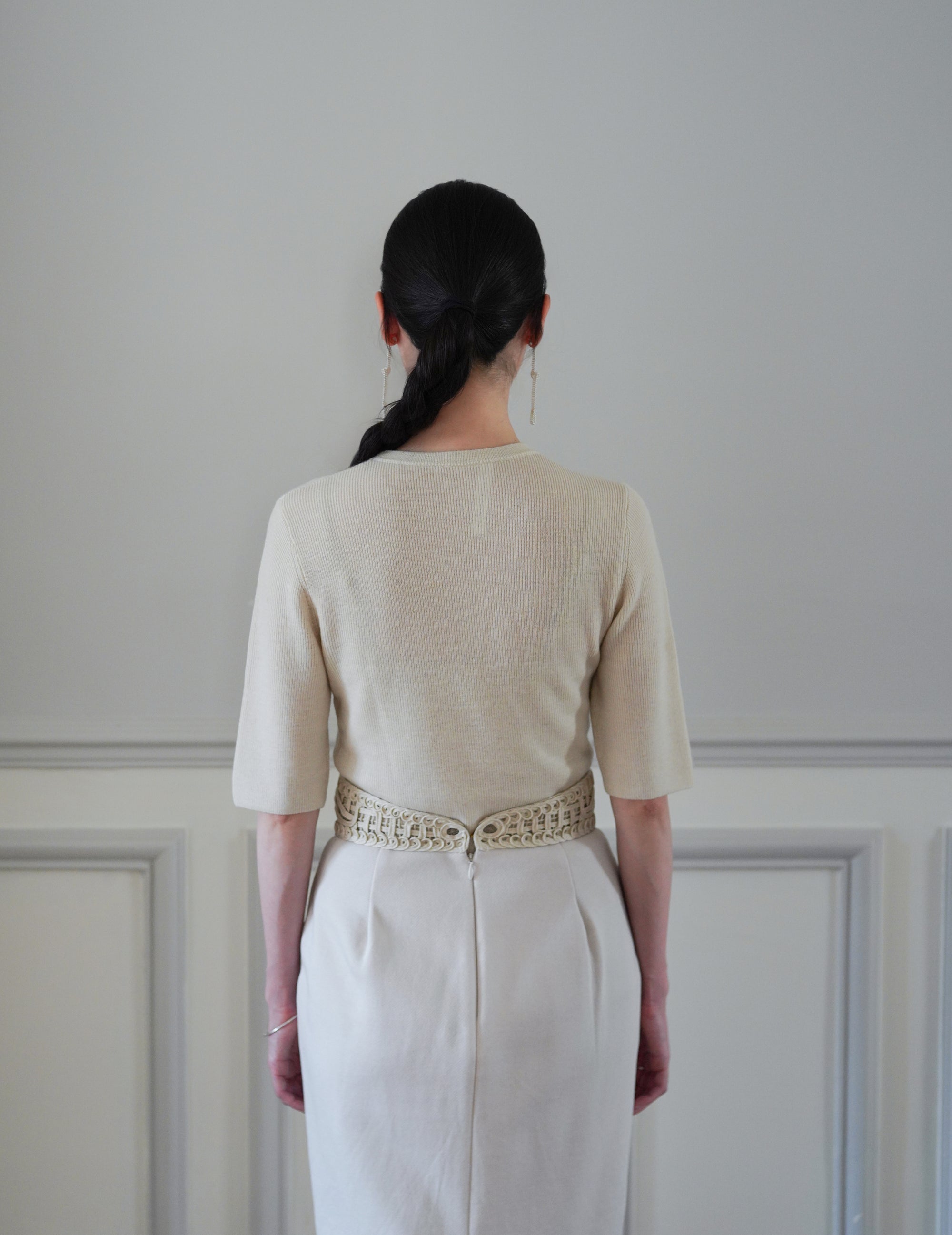 Kami Cashmere Top・Ivory