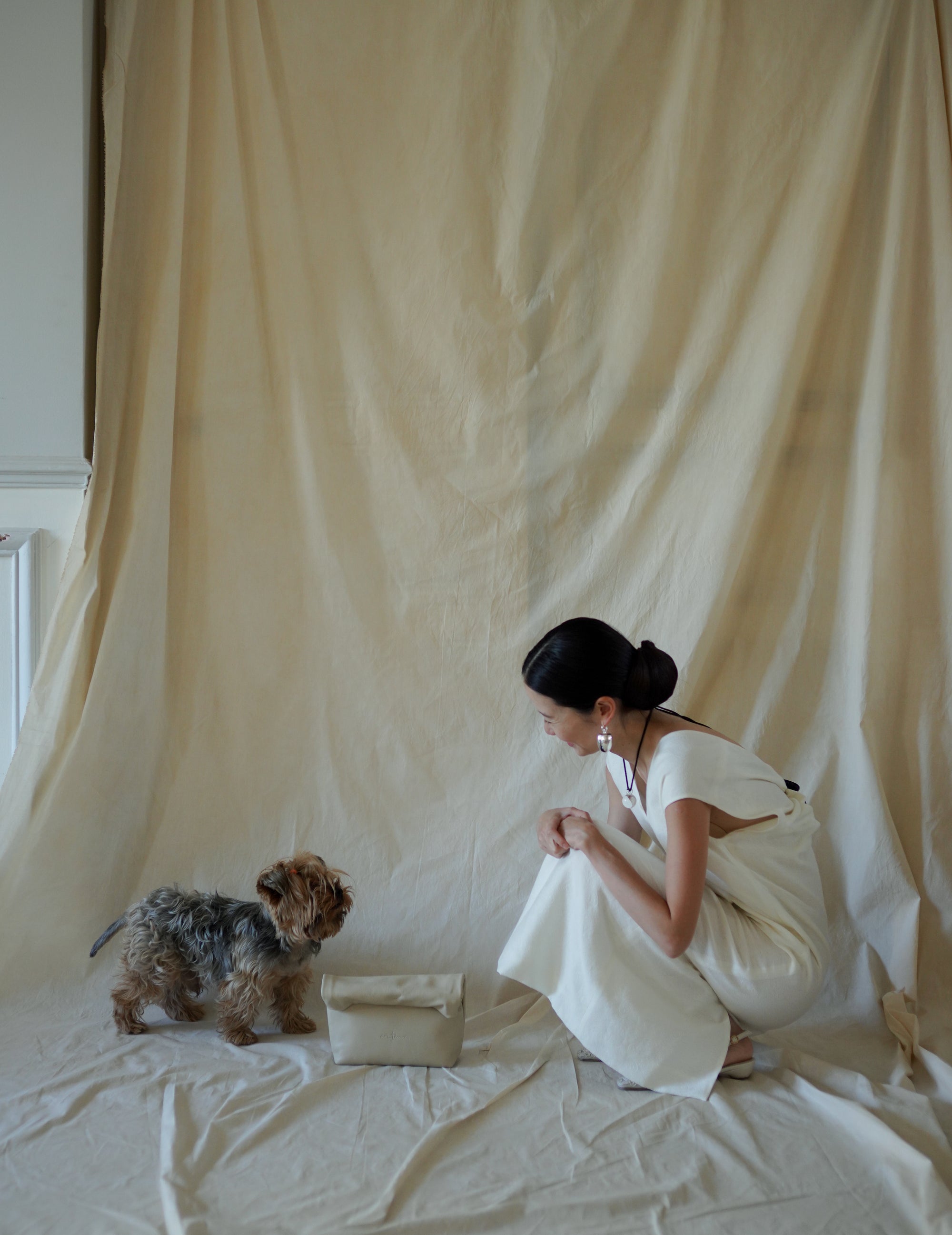 Delhi S Clutch・Ecru