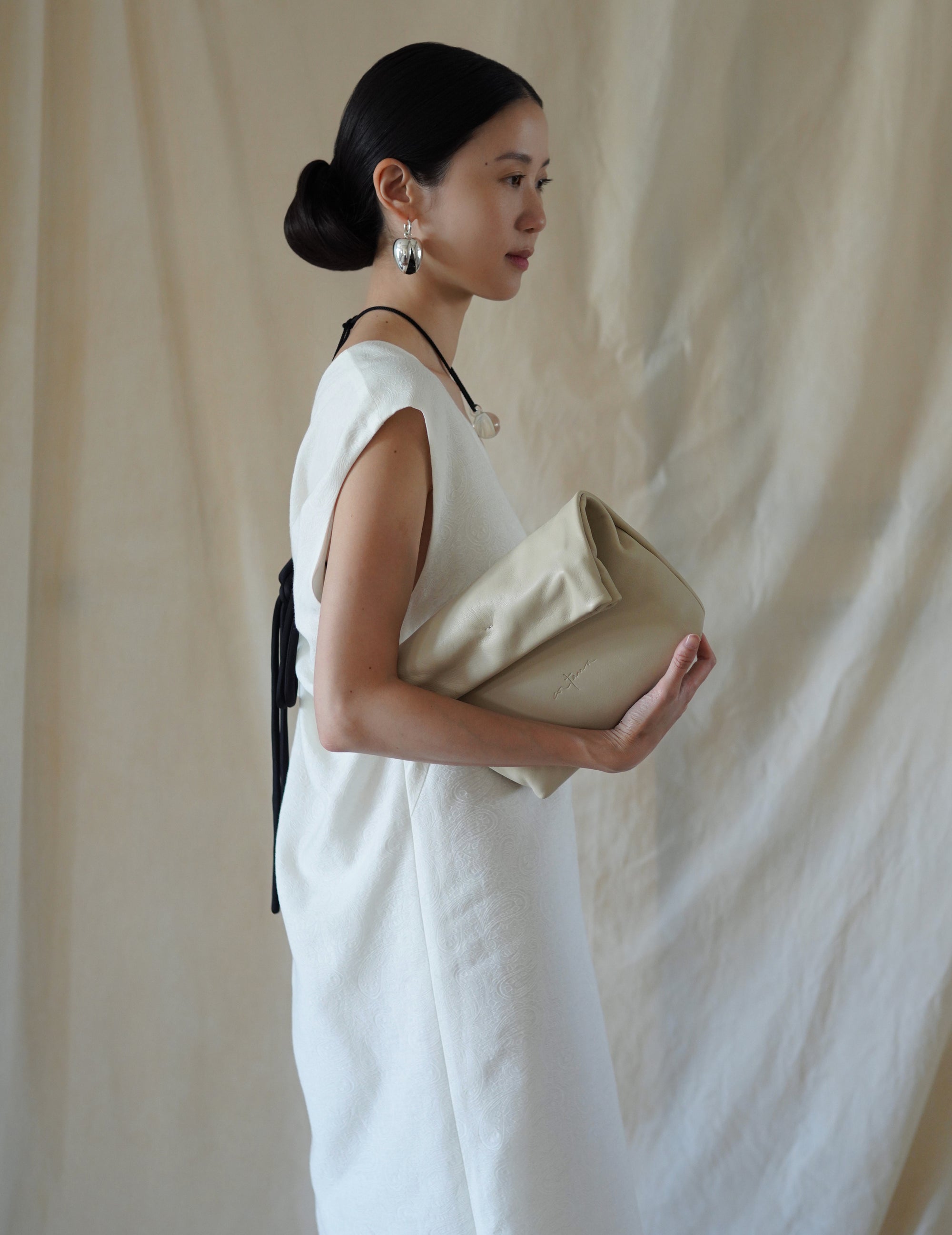 Delhi S Clutch・Ecru